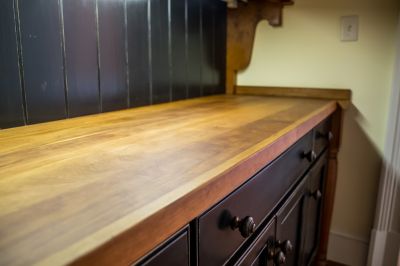 Finished Butcher Block Kitchen