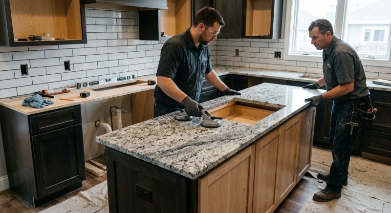 Granite Installation in Lake County, IL