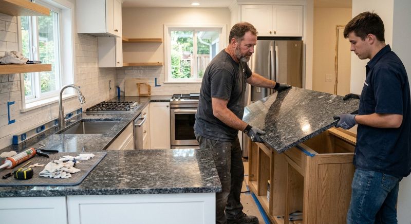 Granite Installation in Marin County, CA